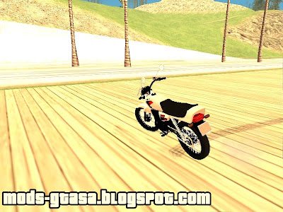 Yamaha 135 RD para GTA San Andreas